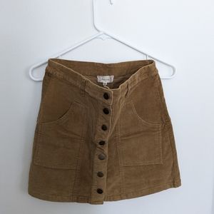 Altar'd State Corduroy Skirt